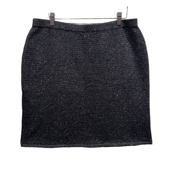 J.Jill Womens Size Small Pull On Sweater Knit Mini Skirt Heathered Gray - Picture 1 of 10